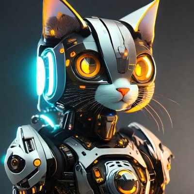 RoboCat with Techno Feline Shield
